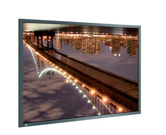 25 Imager Ekrany o ramie przypominającej ramę telewizora plazmowego Idealnie gładka powierzchnia projekcyjna Atrakcyjna cena Ekrany ramowe Imager przeznaczone są do trwałych instalacji
