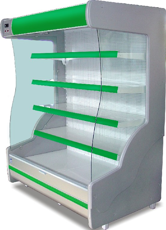 RCh-1-1 REGAŁY CHŁODNICZE REFRIGERATED SHELVINGS CHŁODNICZY COOLING CHŁODNICZY WARZYWNY COOLING VEGETABLE - przystosowany do zasilania zewnętrznego - adapted to the external power supply - możliwość