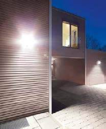 Zewnętrzne lampy z czujnikiem ruchu Bezprzewodowa technika czujników na sygnały radiowe Lampy z czujnikiem kompletny system LED Radiowe czujniki ruchu Ściana L 650 LED... 8 W, tworzywo udaroodporne.
