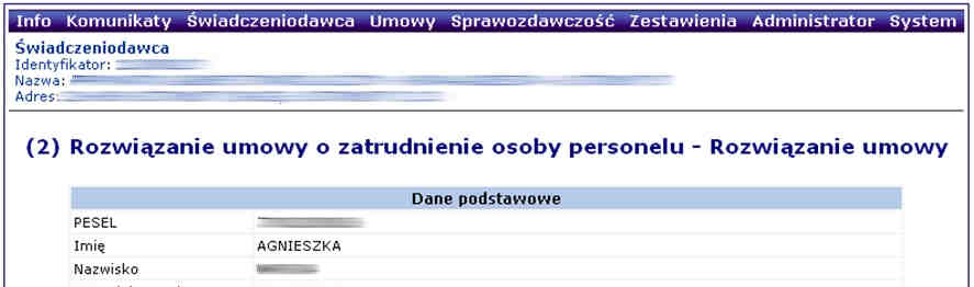 W następnym oknie wyświetla się podsumowanie, gdzie można sprawdzić poprawność