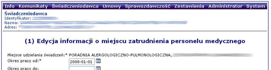 W kolejnym korku wyświetlone zostają informacje o wybranym do edycji