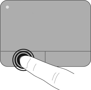 Wykonywanie gestów na płytce dotykowej TouchPad Na płytce dotykowej TouchPad można wykonywać wiele gestów.