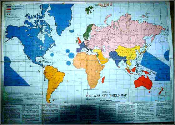 Mapa Gomberga Widok Mapy Gomberga o wymiarach 100 x 71 cm, która została wydana w 1942 roku w Filadelfii przez M.Gomberga. Są sceptycy, którzy nie wierzą w możliwość istnienia spisków politycznych, tak krajowych, jak i międzynarodowych, ale ich dowodem są konkretne fakty.