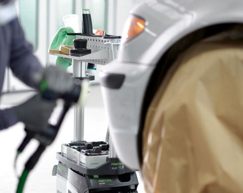 Proces naprawy uszkodzeń punktowych Festool za pomocą materiałów GRANAT: perfekcyjny efekt w mniej niż 90 min * dodatkowy zysk * dłuższy czas użytkowania * Dzięki Festool do Dodatkowy zysk dla