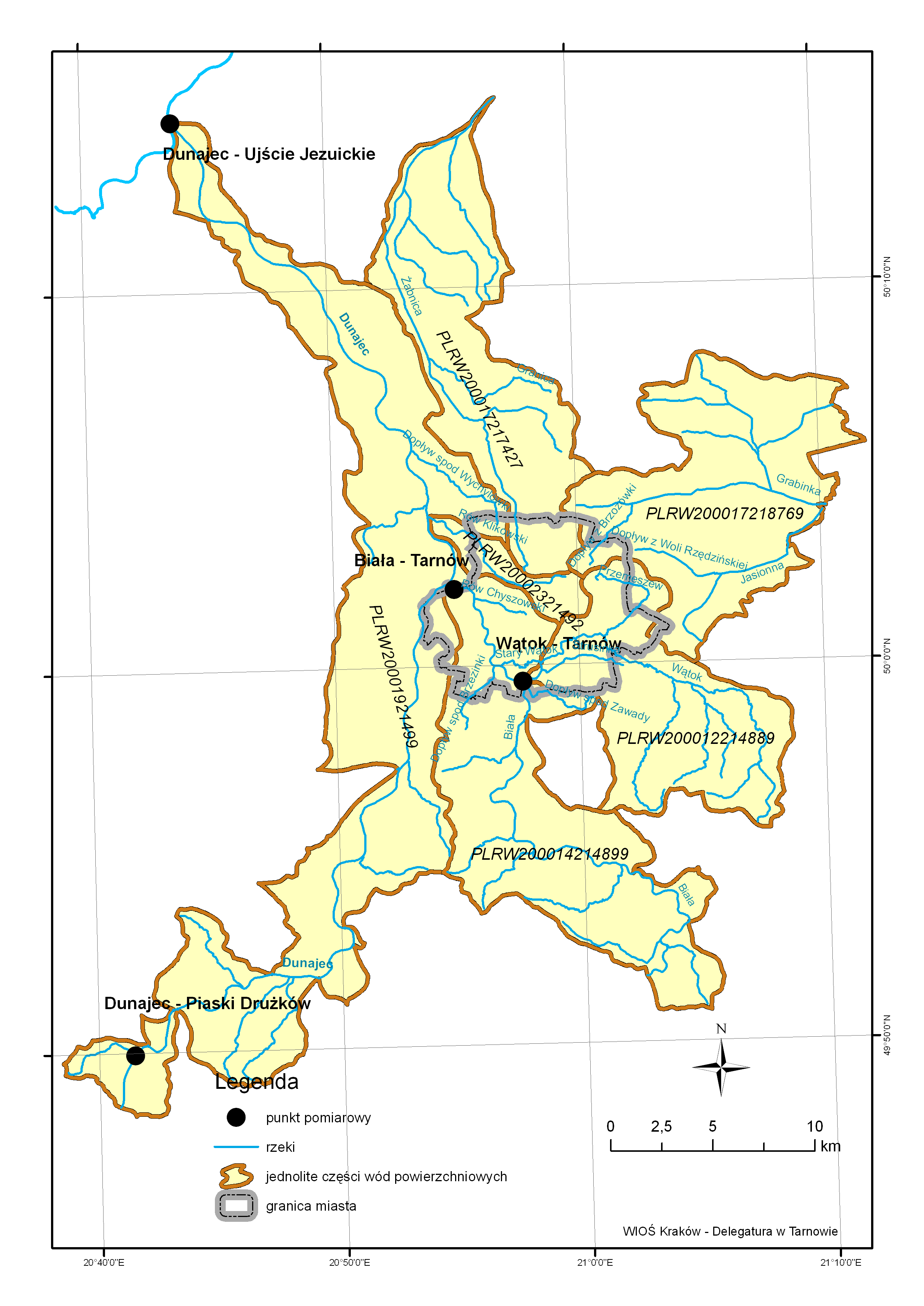Informacja o stanie środowiska w 2010 roku 19 Mapa.