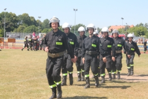 POWIATOWE ZAWODY SPORTOWO-POŻARNICZE OSP I MDP Stadion Miejski w Szprotawie, 6 czerwca 2015 r.