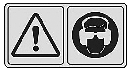 Vor Wartungsarbeiten Motor ausschalten und