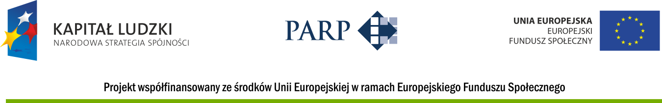 REGULAMIN PROJEKTU pt.