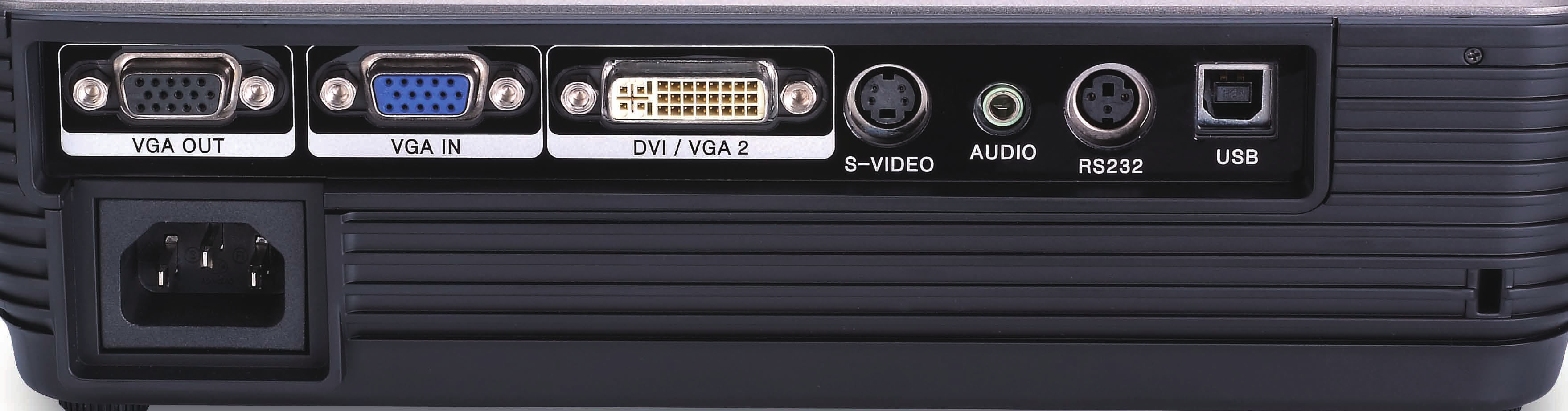 Złącze wejścia S-Video 5. Złącze wejścia DVI-I (Cyfrowe PC (HDCP)/Analogowe PC /Wejście Component Video) 6.