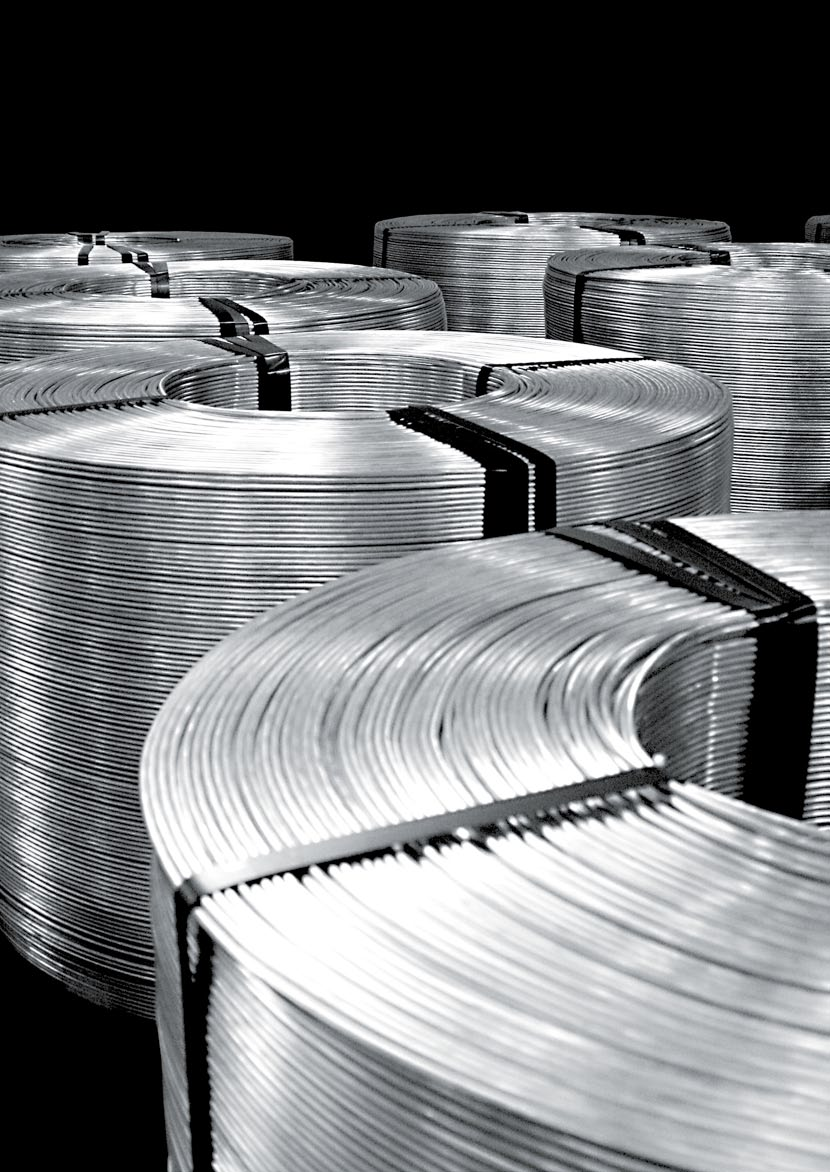 Walcówka okrągła ze aluium 59 uum alloy wire rod 59 Walzdraht aus uiumlegierung 59 Wymagania techniczne wg Technical parameters according to Technische Eigenschaften gemäß: SS 424 08 13; SS 424 08 14