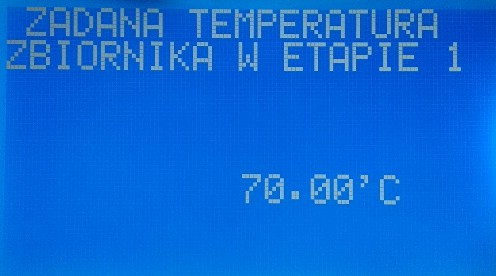 nastawy czasu odpowiedniego etapu