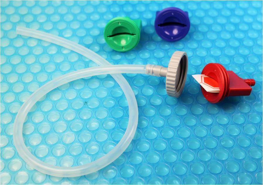 Przyrząd testowy procesu PCD gke Clean Record do kontroli przyłączy do przepływowego mycia w myjniach-dezynfektorach 2 mm 4 mm szerokość szczeliny 3 mm
