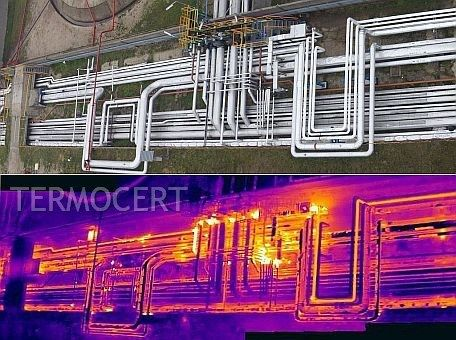 Diagnostyka termowizyjna pozwala wykryć różnego rodzaju wady izolacji termicznej powodujące znaczne straty energii i na tej podstawie podjąć decyzję o ew. remoncie instalacji.