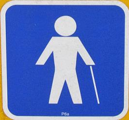 Na rysunku 1 pokazano autobus spełniający wymagania dotyczące oznakowania pojazdów. miejsca, w którym istnieje niebezpieczeństwo przewrócenia.