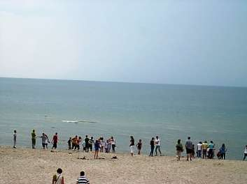 Wszyscy byli zafascynowani tą wyprawą. Potem pojechaliśmy już do naszego Ośrodka Wypoczynkowego Panorama. Po zjedzeniu kolacji poszliśmy nad morze.