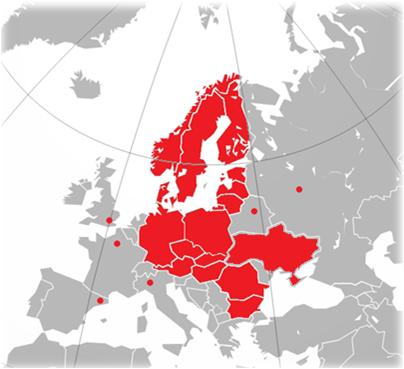 Obecność na Rynkach UE i CEE 4 DF Capital posiada szeroką sieć Klientów oraz Partnerów w krajach UE i Europy Centralnej oraz Wschodniej.