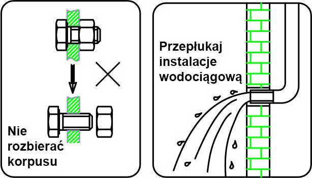 INSTRUKCJA MONTAŻU BATERII WANNOWEJ 3-OTWOROWEJ Z WYCIĄGANĄ WYLEWKĄ (data ostatniej modyfikacji 01.01.2012) Dotyczy modelu: GAL-BWW.080 BLUE WATER 1. SPRAWDZENIE KOMPLETNOŚCI BATERII: Nr.