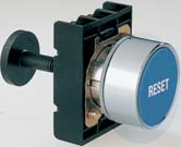 Seria metalowa 8 LM Ø22mm Przyciski do kasowania mechanicznego, z samoczynnym powrotem 8 LM2T R1196 Przyciski z symbolem, z samoczynnym powrotem 8 LM2T B11... 8 LM2T B21.
