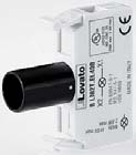 Seria metalowa 8 LM Ø22mm Oprawy żarówek bez adaptera montażowego 8 LM2T EL400 8 LM2T ZL2 Kod Napięcie Żarówka Ilość Masa zasilania w komplecie w / typ opak. [V] 50/60Hz Zasilanie bezpośrednie.