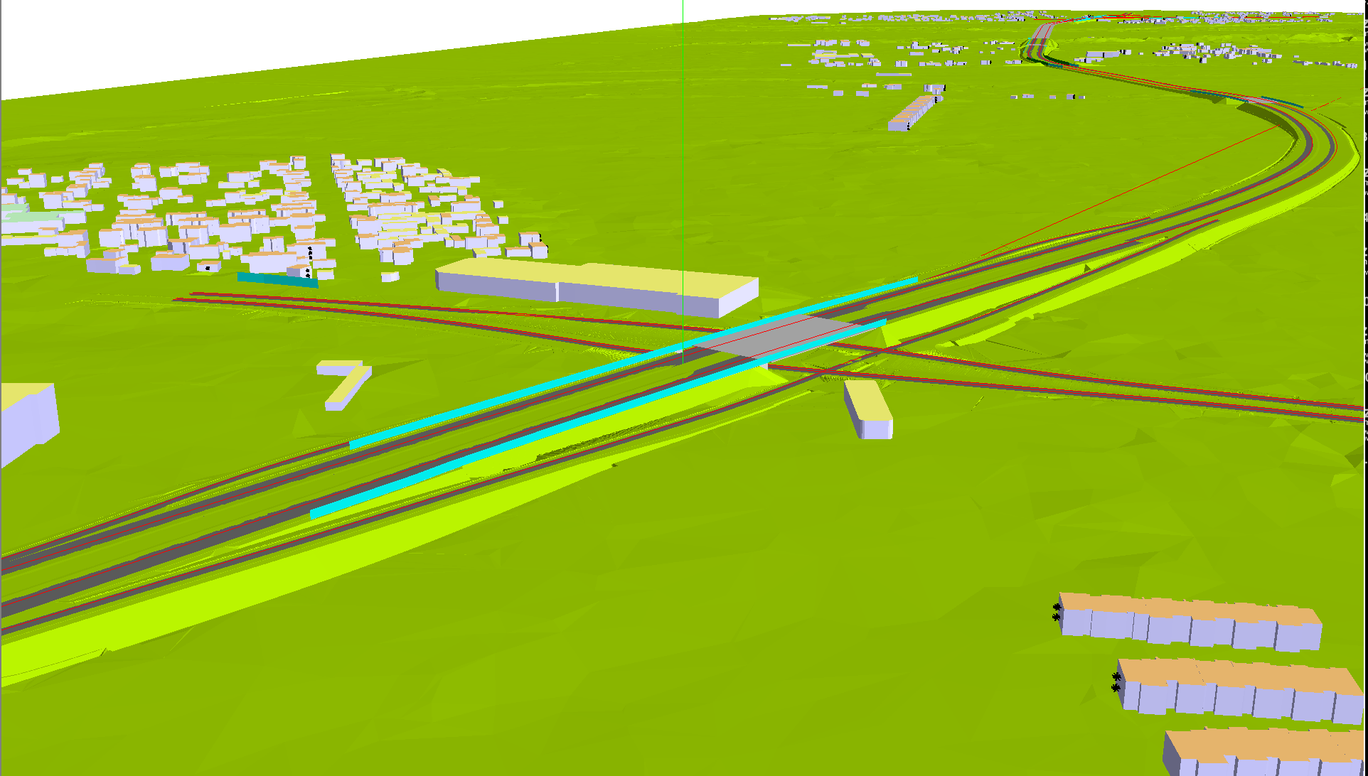 Model 3D terenu przygotowany