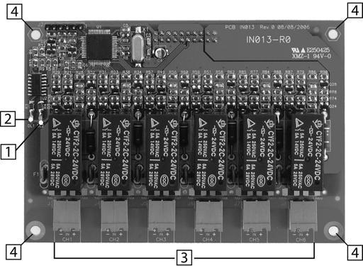 Rysunek 13 - Moduł SmartLoop/PSTN Rysunek 14 - Moduł SmartLoop/PSTN zamontowany na płycie głównej centrali 4.6.