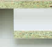MATERIAŁY DEKORACYJNE Płyty dekoracyjne MATERIAŁY DEKORACYJNE Płyty dekoracyjne DecoBoard P3 Płyta wiórowa typ P3, klejona w sposób szczególnie zabezpieczający przed wilgocią, z obustronną,