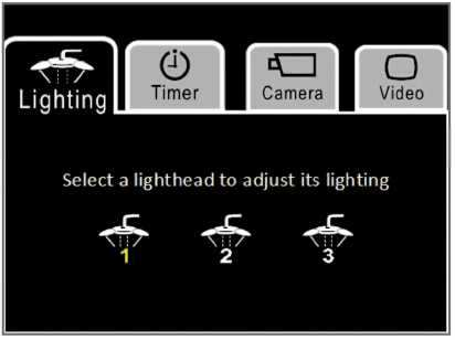 Lampa operacyjna MediLED Symphony MoŜliwość manewrowania Uchwyt sterylny Sterylny uchwyt z napędem został zaprojektowany w celu ustawiania głowicy lampy i stosuje się go do regulacji wielkości
