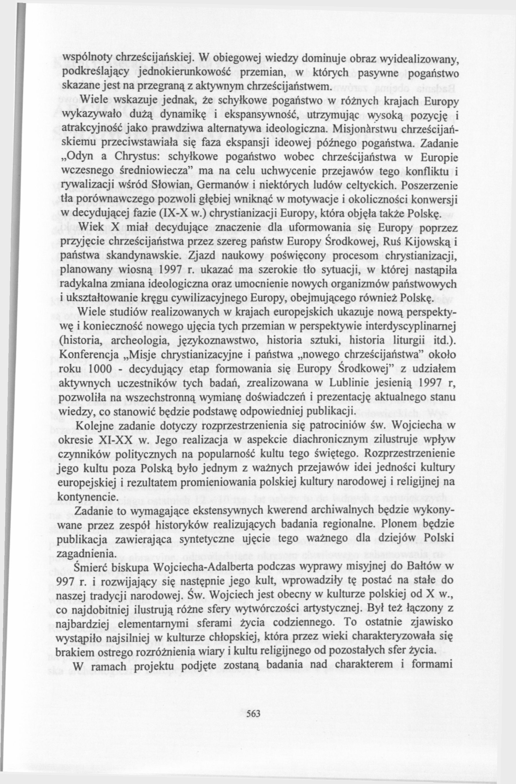 wspólnoty chrześcijańskiej.