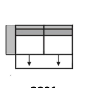 siedzenia UWAGA DO 3020 3-sofa bez podłokietników, z funkcją do spania 3021 3 z lewym funkcją do spania UWAGA DO 3023 3 z prawym funkcją do spania