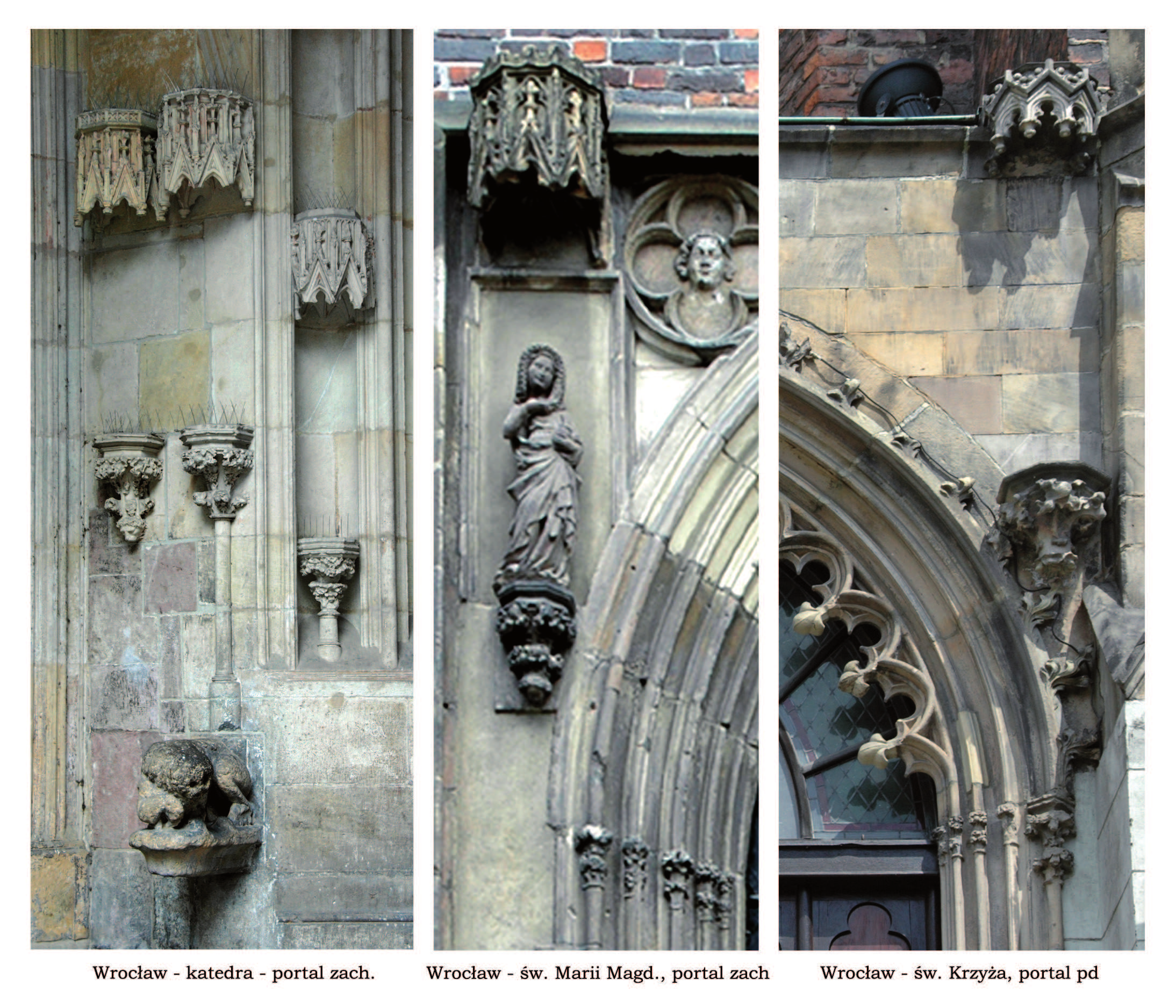 9. G owice o cie y, wsporniki pod rze by i baldachimy 9. Capitals of reveals, supports under sculptures and canopies nach s sceny wielopostaciowe i wielopoziomowe.