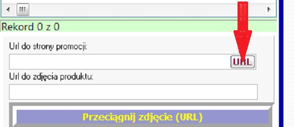 b) Podajemy URL DO STRONY PROMOCJI ( link wyświetlający się w oknie przeglądarki po otwarciu