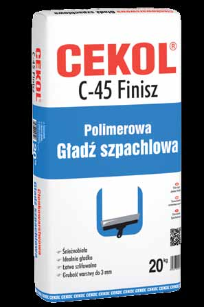 /mm Przyczepność do podłoża betonowego: 1,1 N/mm 2 Reakcja na ogień: A1 uzależniony od grubości nałożonej