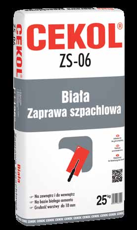 5 Wytrzymałość na ściskanie: 6 N/mm² Grubość warstwy: 1-10 mm Przyczepność po