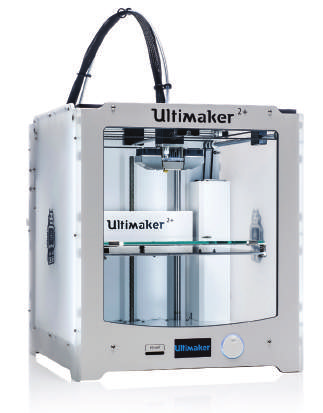 Narzędzia kontrolno-pomiarowe Drukarka 3D Ultimaker 2+ Wytłaczanie filamentu 2,85 lub 3 Najszybsza drukarka na rynku: 300/s prędkości