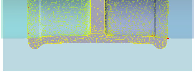 Values of forming forces for different radii on on the face of the horizontal punches for tee forging with one small outlet Wartość promienia na powierzchni czołowej stempli Radius value on the punch