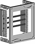 Rozdzielnice instalacyjne ALPHA 400 DIN Zestawy montażowe dla rozdzielnic niewyposażonych Zestawy montażowe 8GK4 dla wyłączników SENTRON VL/VT n Przegląd Zestawy montażowe składają się z: płyty