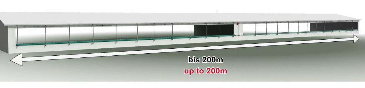 System kurtyn Arntjen C3/W/325 System kurtyn Arntjen C3/W/325 Plandeka z rurą z kanałem typu Top Dual plus G3, rura centralna z bębnem linowym K", linki prowadzące z osprzętem System C3/W/325 z folią