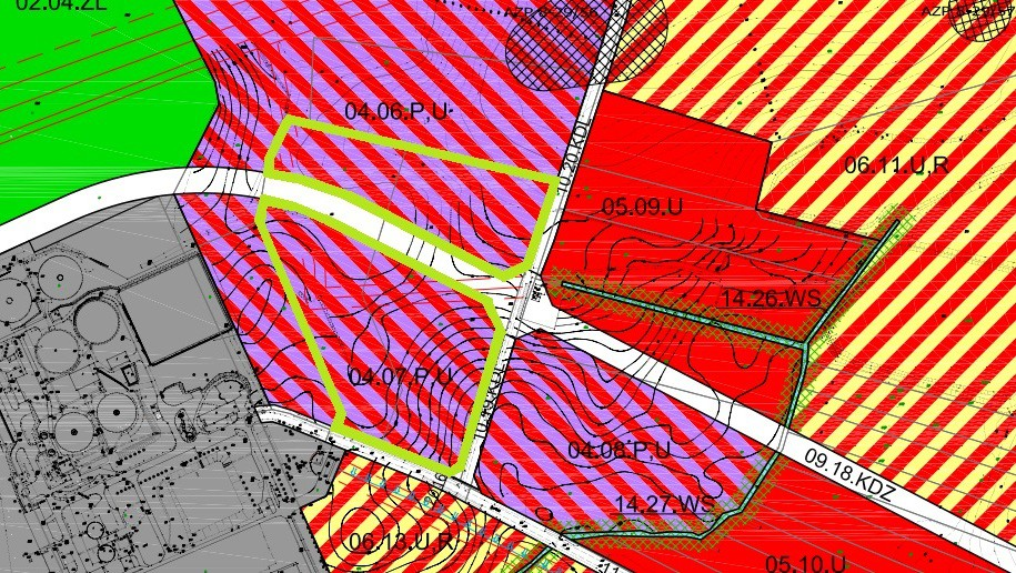 Mapka terenu/ Map of