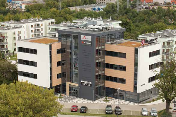 5. CB KASKADA Location...Lublin, 27 Chodźki St. Year of construction...2013 Klasa budynku...b Total office space in m 2...2 400 Available office space in m 2...180 (NLA) Investor/ Management.