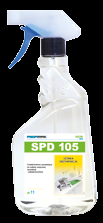 PROFIMAX SPD 100 - MYCIE I DEZYNFEKCJA myje i dezynfekuje posiada właściwości odtłuszczające posiada zezwolenie na obrót produktem biobójczym nr 3620/08 PROFIMAX SPD 100 jest skoncentrowanym ciekłym
