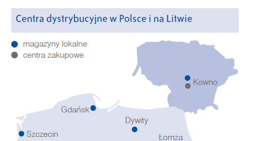 Usługi dla aptek Zasoby 14 magazynów pod marką PGF