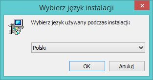 Instalacja aplikacji TeXStudio Po uruchomieniu instalatora wybieramy język jakim będziemy się posługiwać