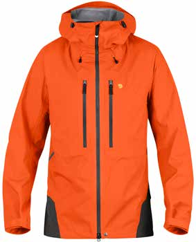 b e r g t a g e n Warstwa zewnętrzna Bergtagen Eco-Shell Jacket (wersja damska i męska) Wykonana z tkaniny Eco-Shell materiału wyprodukowanego przez Fjällräven Bergtagen Eco-Shell to kurtka o bardzo