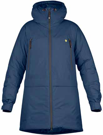 b e r g t a g e n Warstwa izolująca Bergtagen Insulation Parka (wersja damska i męska) Przestronny, o wysokich właściwościach termicznych płaszcz typu parka, to doskonały dodatek do systemu odzieży