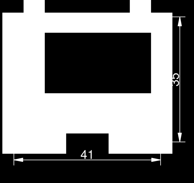 K) TSUK4135 U m = 1,9 W/(m² K) Z