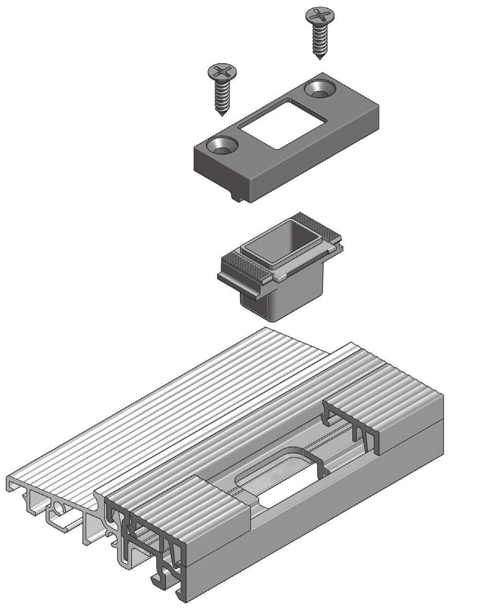 srebrny rygiel mm 20 SST5012/si.