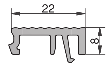TS511612 Profile podprogowe Opis Opakowanie/ m TS511612 -FL TSUK4135,