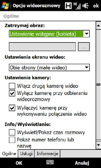 Na ekranie Telefon dotknij numer, z którym chcesz się połączyć, dotknij, następnie dotknij przycisk Połączenie wideo.