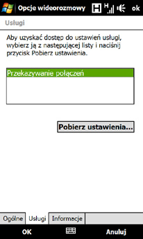 Na ekranie Historia połączeń dotknij i przytrzymaj żądany numer lub kontakt, a następnie wybierz Połączenie wideo. Uwaga W zależności od siły sygnału, przez ok.