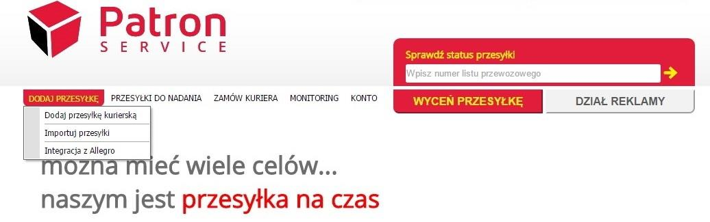 WebTrucker instrukcja obsługi v. 2.5 4 1 WPROWADZENIE PRZESYŁKI Aby wprowadzić przesyłkę, należy kliknąć na menu Dodaj przesyłkę. 1.1. DODAJ PRZESYŁKĘ KURIERSKĄ Domyślnie zakładka Płatnik oraz Nadawca są zwinięte.